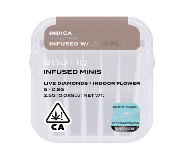 Boutiq Infused Minis Pre Rolls Biscoff x Jelly Roll
